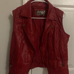 Faux Leather Vest